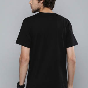 T-shirt à col rond en tricot de polyester/coton de haute qualité pour homme, vêtements décontractés, streetwear, séchage rapide, impression personnalisée, vente en gros de mode - Product Image 2