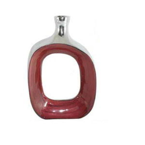 Vase à fleurs en aluminium de taille moyenne, de qualité supérieure, enduit d'émail, Vase à fleurs en aluminium Antique de créateur - Product Image 2