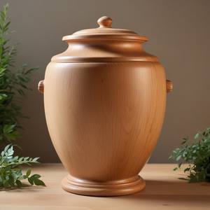 2025 Urnas de cremación hechas a mano de madera maciza súper vendidas diseñadas únicas para funerales Exportación directa de fabricantes - Product Image 4