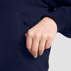 Sudadera con Capucha Regular Live Free Navy, Tejido Transpirable, Estilo Casual para Otoño - Product Image 6