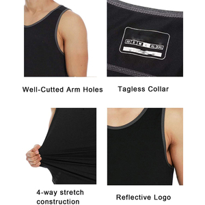 Nouveaux débardeurs de sport pour hommes, design moderne, séchage rapide, vente chaude, larges bretelles, vêtements de sport pour la salle de sport, débardeurs d'entraînement, gilets pour hommes - Product Image 5