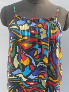 2025เดรสแบบตะวันตกที่ไม่มีสายหนังสไตล์วินเทจของผู้หญิงชุดเดรสแบบตะวันตกชุดยาวหนึ่งชิ้นสำหรับ100% ลำลองสำหรับฤดูร้อน - Product Image 2