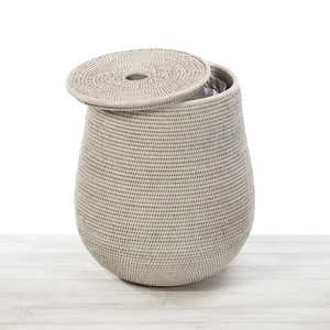 Special offer low price rattan <b>laundry</b> basket <b>with</b> <b>lid</b> <b>bin</b> hamper baskets for storing essentials - Product Image 6