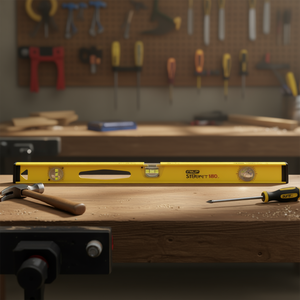 Niveau à bulle réglable de qualité supérieure Stanley Pro 180 de qualité industrielle pour un alignement de précision - Product Image 3