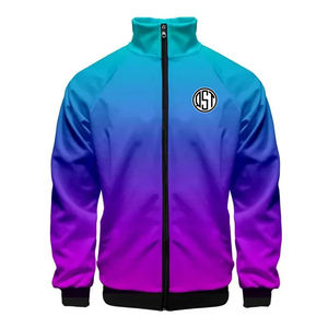 High Quality Men's <b>Zip</b>-<b>up</b> <b>Jacket</b> 3D Printed Sweatshirt Street Oversized Canvas Fashionable Baseball Apparel <b>jacket</b> For Men - Product Image 5