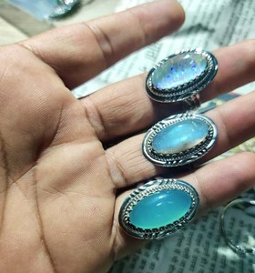 Anillo de Plata de Ley 925 con forma de cojín cortado de 12mm, ajuste de bisel de ónix negro, joyería de piedras preciosas para boda, regalo del Día del Padre - Product Image 4