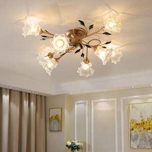 Lámpara de Techo LED Moderna, Luz Blanca Fría 3500K Ra80 AC85-265V, Cubierta Acrílica, Base de Madera Suspendida para Sala de Estar - Product Image 4