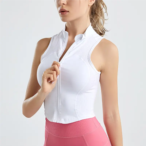Camiseta sin mangas de algodón ajustada cómoda para mujer, camisetas de verano al por mayor, Tirantes finos ajustables, opción de talla grande, blanco puro - Product Image 4