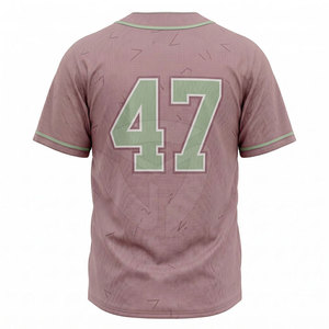 Maillot de baseball avec impression personnalisée, tissu doux, coupe confortable, maillot de baseball parfait pour les équipes et les clubs sportifs - Product Image 3