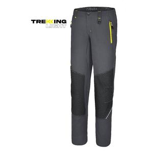 BETA Outdoor Pants <b>LIGHT</b> <b>'Work</b> Trekking' Trousers in Dark Gray Stretch Fabric - Product Image 1
