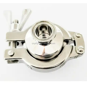 Acier inoxydable SS304 <span class=keywords><strong>vannes</strong></span> de contrôle de qualité alimentaire connexion de pince sanitaire purgeur de vapeur thermostatique - Product Image 6