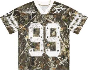 Maillot de football américain unisexe sur mesure pour adultes, imprimé, respirant, antibactérien, séchage rapide, sublimation, short pour les Wolverines - Product Image 1