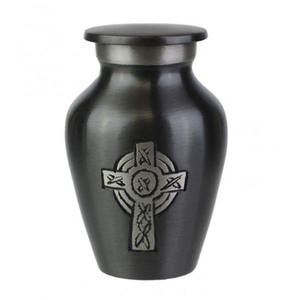 Top Leading Metal Brass MOP Design Urna de cremación infantil Ataúd elegante para cenizas funerarias de bebé - Product Image 4