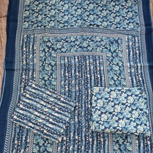 ผ้าปักลายดอกไม้ผ้าฝ้ายน้ำหนักเบาสำหรับงานตัดเย็บพิมพ์ลายหน้าจอและชุดเดรสทำสไตล์เรียบง่าย - Product Image 1