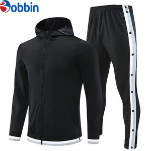 Conjunto Deportivo Personalizado con Logotipo, Talla Europea, Poliéster, Sudadera con Capucha, Cremallera Completa, Uniforme de Baloncesto, Fútbol, Conjunto Deportivo para Correr, Ropa de Entrenamiento - Product Image 1