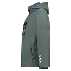 Chaqueta Softshell de tendencia para hombre, ropa de trabajo de estilo noruego con estilo, chaqueta Musthave a prueba de viento para exteriores con logotipo personalizado - Product Image 4