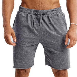 2025 pantalones cortos de malla de gimnasio hechos de algodón 100% transpirables para hombres personalizados con cordón pantalones cortos transpirables para hombres a la venta - Product Image 1