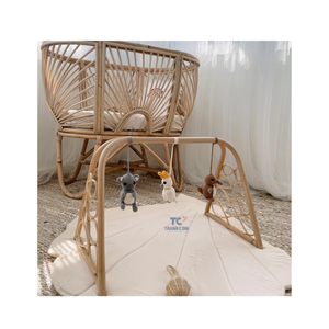 <b>Best</b> Price <b>Newborn</b> Baby Accessories <b>Best</b> Selling Rattan Furniture Items Kids Room Play <b>Gym</b> <b>Activity</b> With Hanging Toys Set - Product Image 3