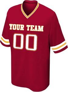 Camiseta de Fútbol Americano Personalizada con Nombre de Equipo y Número para Adultos y Jóvenes, Camiseta de Fútbol de Talla Personalizada para Competición - Product Image 2