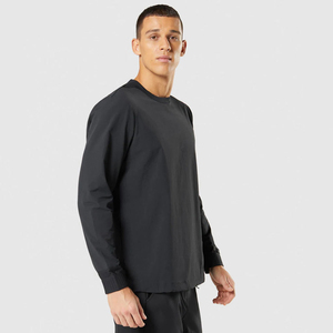 Vêtements de sport de fitness respirants de haute qualité personnalisés pour hommes automne ensemble de joggers grande taille t-shirt à manches longues imprimé à quantité minimale de commande bas - Product Image 1