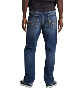 Venta al por mayor de pantalones de mezclilla personalizados de alta calidad Casual Jeans de los hombres sólidos Jeans para hombres - Product Image 5