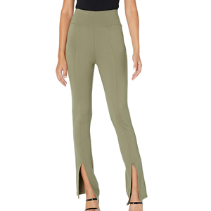 Nueva llegada Ropa deportiva personalizada Pantalones de Yoga de cintura alta Crossover de longitud completa Flare Entrenamiento Gimnasio Leggings para mujeres - Product Image 1