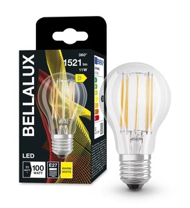 Standard clear crystal LED lamp 11W 2700K 1521Lm (Bellalux 4058075592353) - Product Image 1