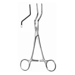 Pinces de chirurgie cardiovasculaire Blalock pour aorte, à mâchoires angulées, à tige coulissante, CE Classe I - Product Image 1