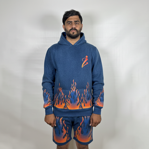 <b>Long</b> Sleeves Lightweight <b>Men</b> Hoodie & <b>Shorts</b> Set Cheap Price Breathable <b>Men</b> Hoodie & <b>Short</b> Sets - Product Image 2