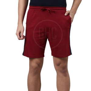 Alta calidad de los hombres casuales de algodón sudor corto tamaño personalizado mejor diseño y precio barato patrón sólido para la venta en línea - Product Image 1