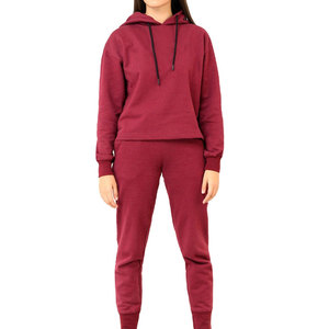 Wholesale Men Winter Hooded Solid Tracksuit <b>Sets</b> Customize Fashion Workout Running Polyester Cotton Breathable Quick Dry - Product Image 1