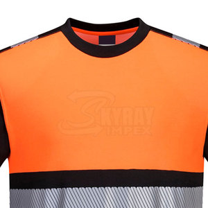 Nouvelle tendance T-shirt de sécurité à manches courtes Streetwear imperméable avec logo personnalisable Nouvelle arrivée à la mode - Product Image 4
