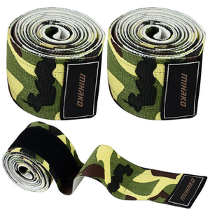 ผ้าพันเข่าสำหรับยิมผ้าพันหัวเข่าแบบปรับได้ - Product Image 2