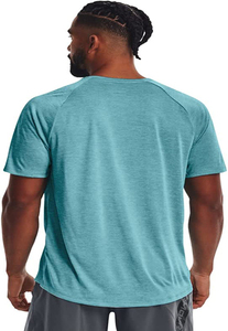 Camiseta cómoda de media manga para hombre, logotipo elegante, 100% poliéster, Color personalizado, forro de moda de alta elasticidad, transpirable Plus - Product Image 3