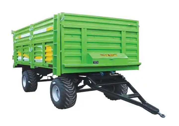 Best Supplier's High Quality Diesel Fuel New Tipper Dump Trailer Draw Bar Farm Tractor Full Trailer Right Pickup Truck Sale
