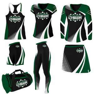 Ropa de Práctica de Tela Suave, Uniforme de Animadoras, Ropa de Entrenamiento, Último Diseño de Uniforme de Animadoras - Product Image 1