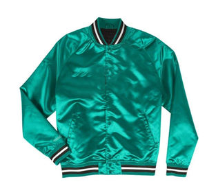 Chaqueta Universitaria de Satén para Hombre, Nueva Colección 2025, Bordado de Letras Universitarias, Estilo Casual Unisex, Transpirable, Cuello Alto - Product Image 5