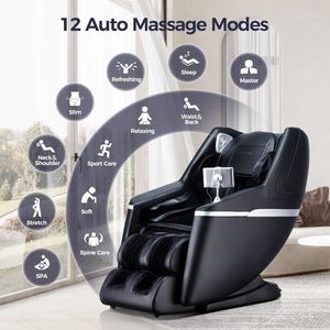 Fauteuil de massage confortable avec rail de guidage SL, main mécanique 4D intelligente, airbag conformable au corps entier, cycle intelligent, massage vocal par IA - Product Image 5