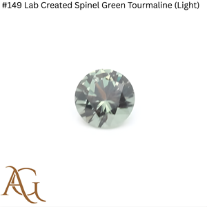 Espinela Cultivada en Laboratorio # 149 Esferas de turmalina verde espinela (clara) sintética creada en laboratorio, fusionada por llama, simulada - Product Image 2