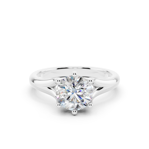 เพชรทรงกลมโตในห้องแล็บแบบปรับแต่งได้ประดับเพชรคุณภาพระดับพรีเมี่ยม10K 14K 18K ใช้งานได้ - Product Image 4