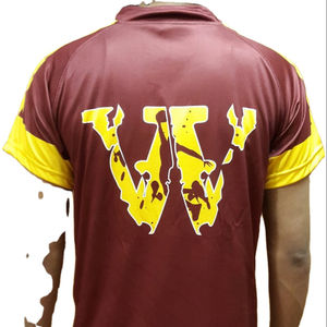 Camiseta de Jersey de Spandex de algodón de manga larga informal de alta calidad para hombre bordado Digital personalizado último logotipo teñido por inmersión de punto Real - Product Image 1