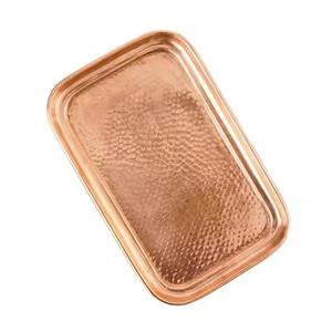 High Quality Handmade Copper Serving Tray Vintage Style for Home & Restaurant Use - Product Image 2