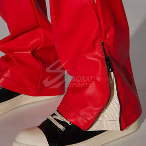 Nuevo diseño 2025, chándal de cuero para hombre, ropa informal, chándal de cuero para hombre, ropa de Otoño Invierno, chándal de cuero para hombre al por mayor - Product Image 4