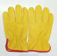 Gants de travail de sécurité de protection des mains en cuir de vachette pour hommes et femmes gants de conduite en cuir meilleur prix qualité du fabricant
