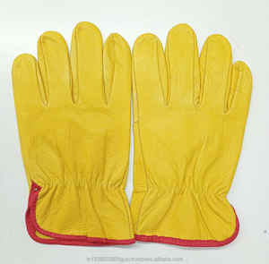 Cowhide Leather Hand Protective Safety Working <b>Gloves</b> <b>for</b> Men and <b>Women</b> <b>Driving</b> Leather <b>Gloves</b> Best Price Manufacturer Quality - Product Image 3