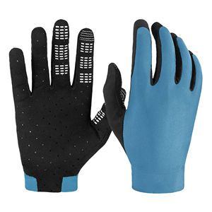 Gants de motocross de qualité supérieure, doux, respirants, anti-boulochage, pour tous les temps, utilisation en plein air, couleur unie, coton et élasthanne - Product Image 4