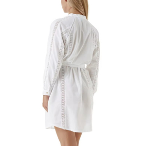 Maillot de bain une pièce blanc avec chemise en maille Cover-up imprimé animal Beachwear Collection 2025 - Product Image 1