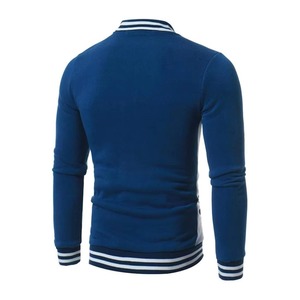 Chaqueta de Béisbol Varsity Personalizada para Hombre, 100% Lana, Cuello Alto con Logotipo Frontal - Product Image 2