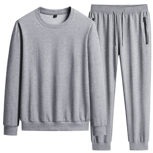promotionWholesale Crew Neck Heavyweight Unisex Tracksuit High Quality Men <b>Fleece</b> Tracksuit Sweatshirts Men's Gym <b>Hoodie</b> and - Product Image 5