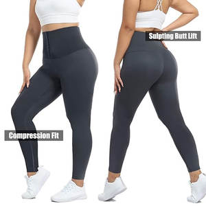 Leggings de fitness taille haute pour femmes fabriqués en usine 100% coton respirant taille XL dernier modèle en vente en vrac - Product Image 5
